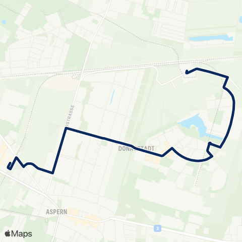 Wiener Linien Aspernstraße - Aspern Nord map