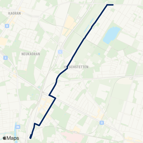 Wiener Linien Stadlau - Breitenleer St. / Arnikaweg map