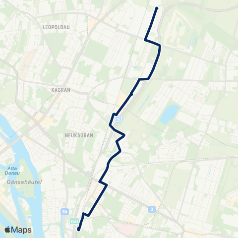 Wiener Linien Stadlau - Hermann-Gebauer-Straße map