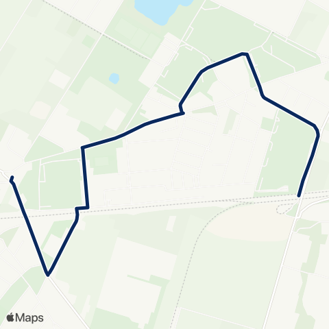 Wiener Linien Hirschstetten Ort - Hausfeldstraße map