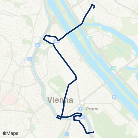 Wiener Linien Wittelsbachstraße - Floridsdorf map