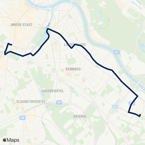 Wiener Linien Oper / Karlsplatz - Gasometer map