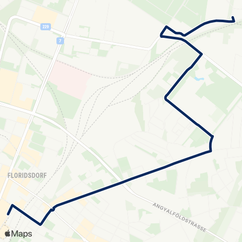 Wiener Linien Floridsdorf - Neu Leopoldau map