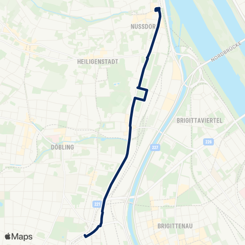 Wiener Linien Nußdorfer Straße - Nußdorf map