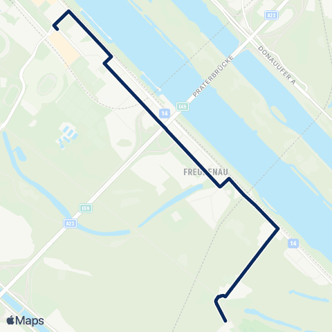 Wiener Linien Stadion - Lusthaus map