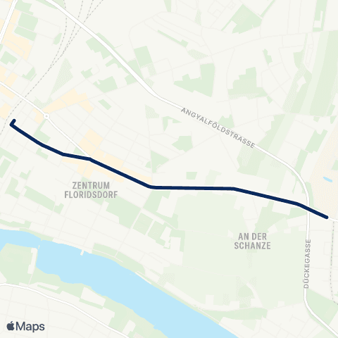 Wiener Linien Floridsdorf - Josef-Baumann-Gasse Schienenersatzverkehr gültig von 14.09. bis 11.12.2026 map