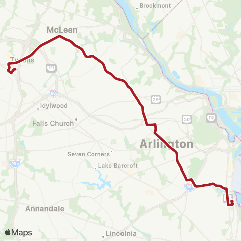 Metrobus Glebe Rd map