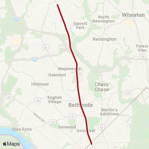 Metrobus Exp map