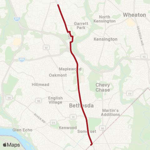 Metrobus Lcl map