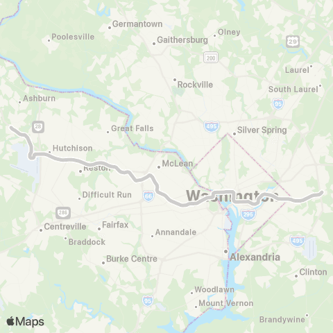 Metrorail Silver map