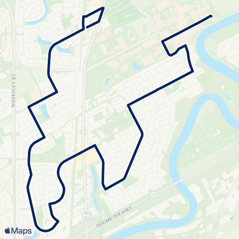 Winnipeg Transit Richmond map