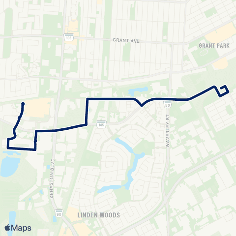 Winnipeg Transit Wilkes map