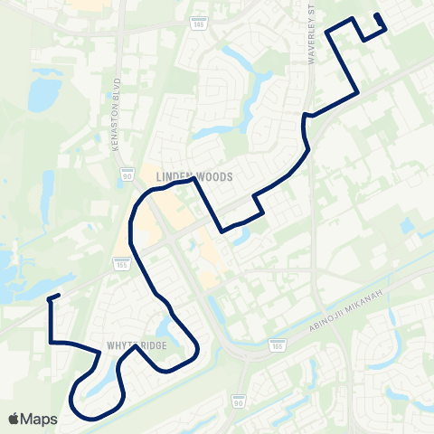 Winnipeg Transit McGillivray map