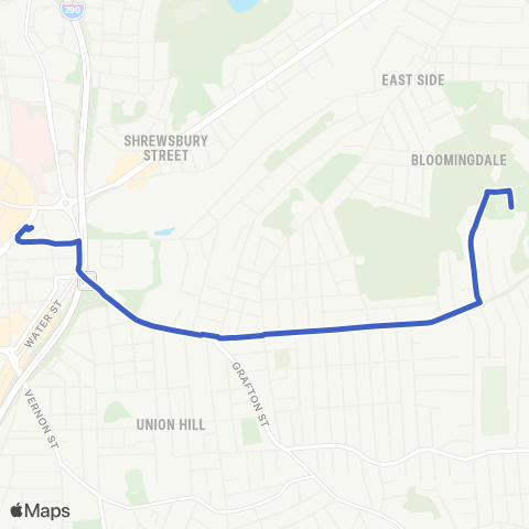 WRTA Ex North High map