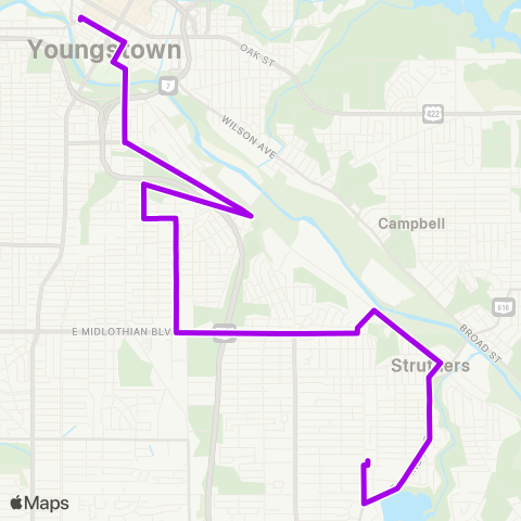 WRTA Zedaker map