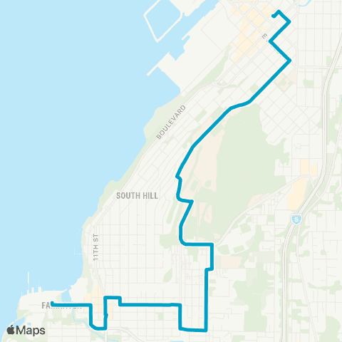 WTA Fairhaven&Downtown map