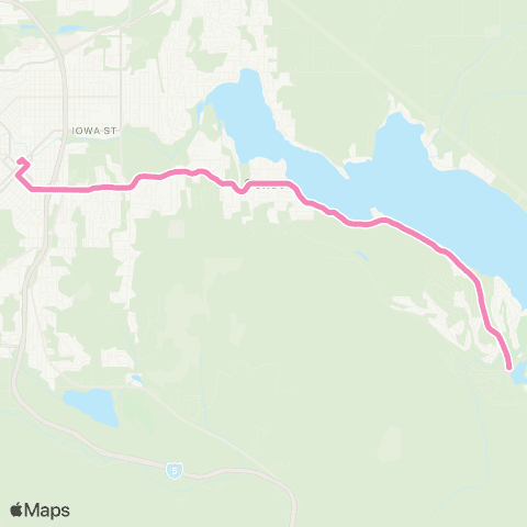 WTA Sudden Valley&Downtown map
