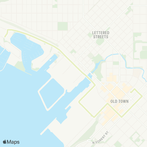 WTA Harbor&Downtown map