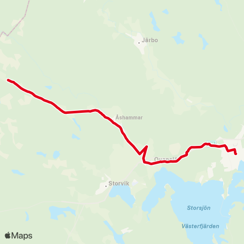 X-trafik Kungsgården Klockargården — Stocksbo map