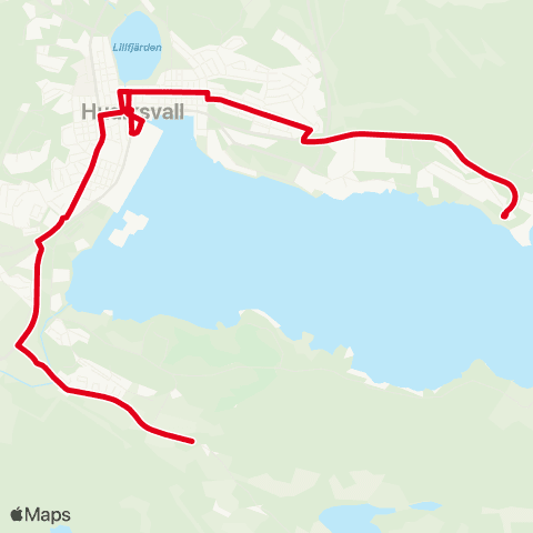 X-trafik 504 map