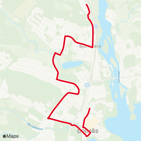 X-trafik 601 map