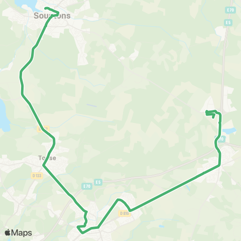 Yégo Saint Geours de Maremne - Soustons map