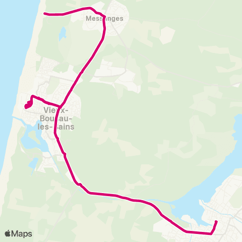 Yégo Soustons - Messanges Plage map