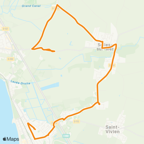 Yélo Scolaires Collège A. Malraux - Salles-sur-Mer map
