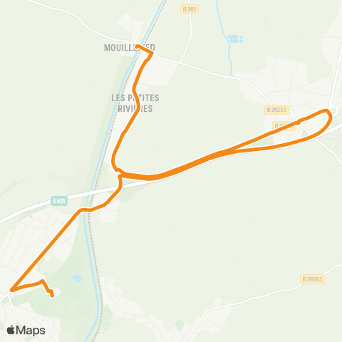 Yélo Scolaires Collège M. Chagall - Mouillepieds map