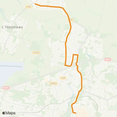 Yélo Scolaires Ly Vieljeux / Pl Verdun - Nieul-s/-Mer via Lagord map