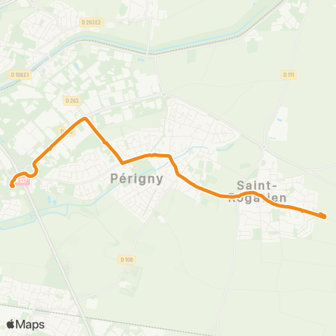 Yélo Scolaires Collège Fabre d'Églantine - St-Rogatien map