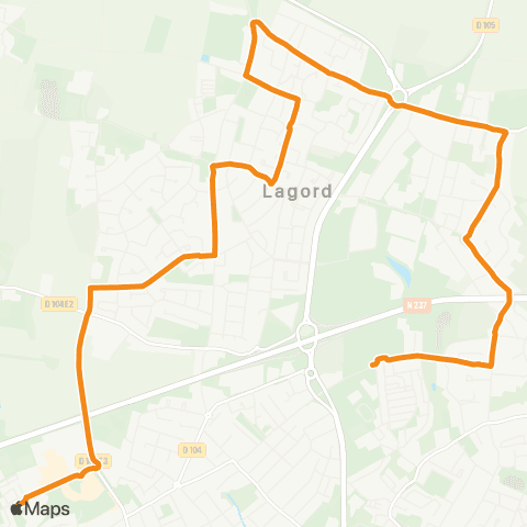 Yélo Scolaires Collège J. Guiton - Lagord map