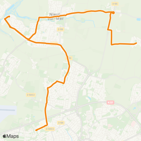 Yélo Scolaires Collège J. Guiton - Nieul-sur-Mer map