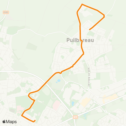 Yélo Scolaires Collège Beauregard - Puilboreau (l'Abbaye) map