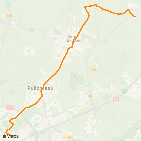 Yélo Scolaires Collège Beauregard - Saint-Xandre (Nord) map