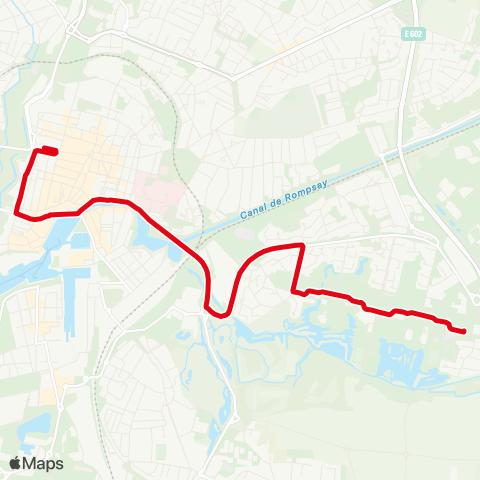 Yélo N2 Villeneuve - Place de Verdun (Nuit) map