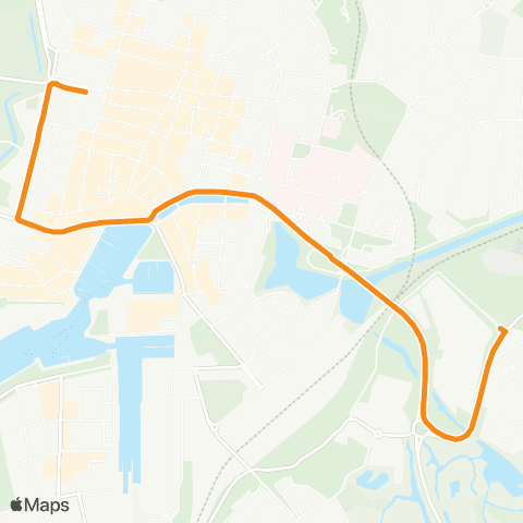 Yélo Scolaires Navette Place de Verdun - Lycée Valin map