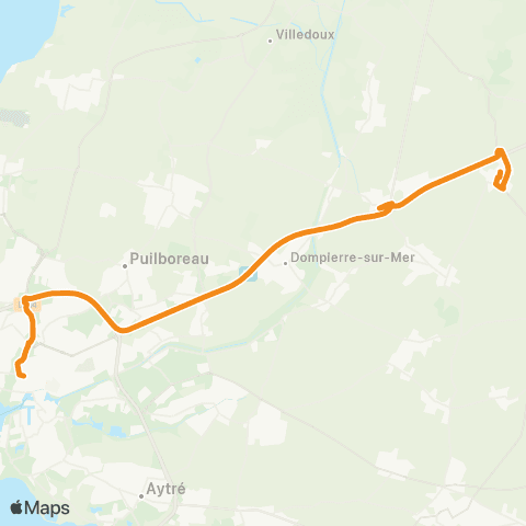Yélo Scolaires Pl. de Verdun - Vérines via Ste-Soulle map