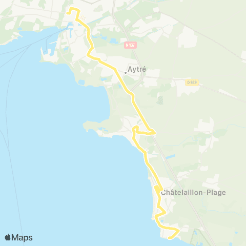 Yélo Châtelaillon-Plage - Pl. de Verdun (Dimanche) map