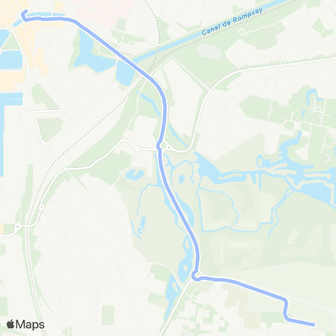 Yélo Navette P+R Simone Veil (Nuit) map