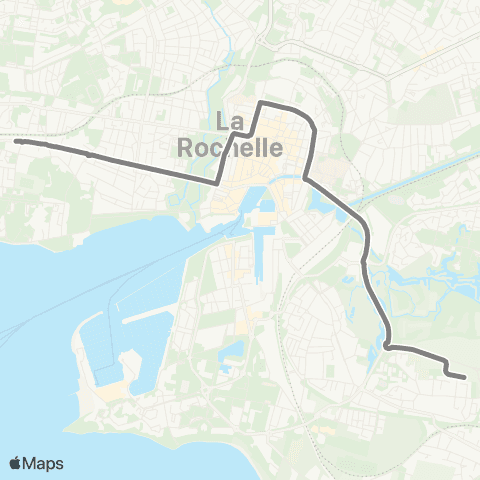 Yélo Stade Rochelais - P+R Simone Veil map