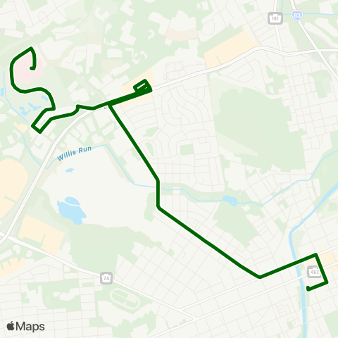 rabbittransit York/Adams Northwest Plaza / Upmc Hospital map