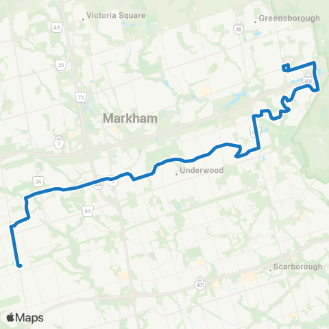 YRT Milliken map