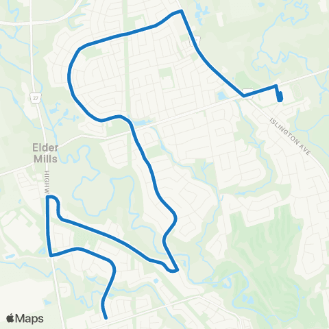 York Region Schools Emily Carr SS via Royalpark map