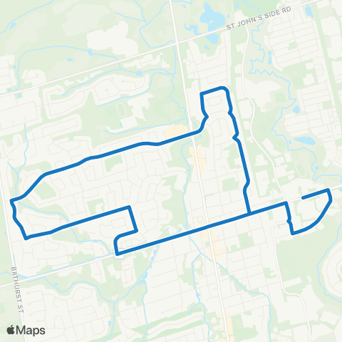 York Region Schools St Max. Kolbe SS via Orchard Hts. map