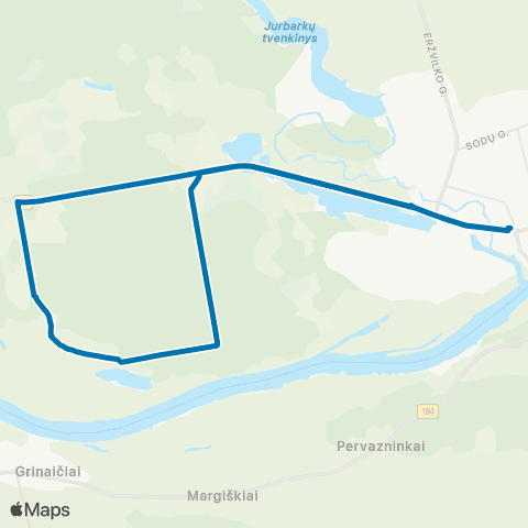 VšĮ „Žaliasis regionas" Jurbarkas - Greičiai map