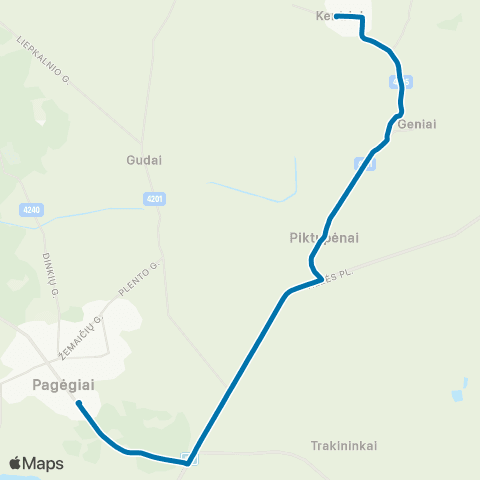 VšĮ „Žaliasis regionas" Kentriai - Pagėgiai map