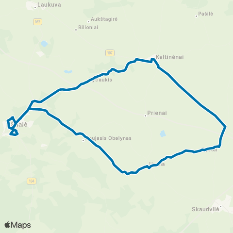 VšĮ „Žaliasis regionas" Šilalė - Kaltinėnai - Bijotai - Šilalė map