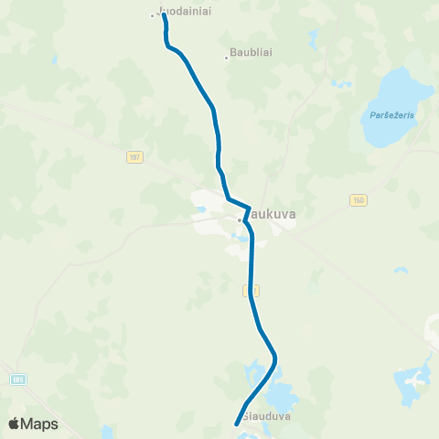 VšĮ „Žaliasis regionas" Padievytis - Laukuva - Juodainiai map