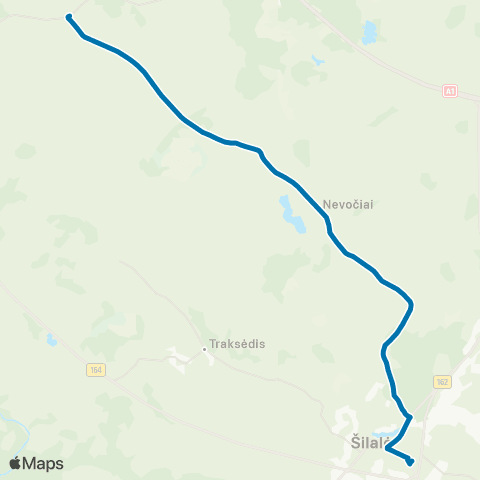 VšĮ „Žaliasis regionas" Žadeikiai - Nevočiai - Šilalė map